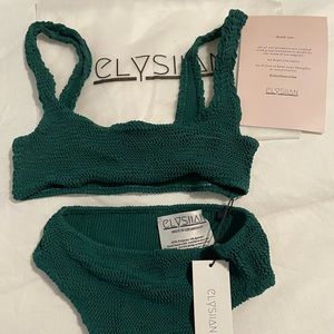 Elysian swimwear - Forrest Green Coronado bikini